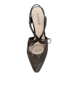 Meduza Black Leather Heels -Lynx Shoes Shop SU11424B58IF 6