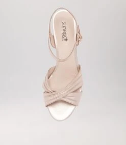 Sunny Champagne Leather Sandals 11 Sunny Champagne Leather Sandals -Lynx Shoes Shop SU11440N74LE 6