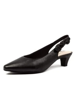 Lilybeth Black Leather -Lynx Shoes Shop SU11451BLALE 2