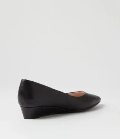 Elandra Black Leather Flat Shoes 9 Elandra Black Leather Flat Shoes -Lynx Shoes Shop SU11525BLALE 4