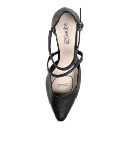 Mylia Black Leather -Lynx Shoes Shop SU11532BLALE 6