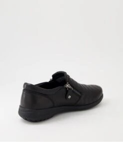 Franziska Black Patent Leather Sneakers -Lynx Shoes Shop SU11551B75PL 4