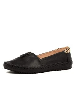 Wandie Black Tan Leopard Pony Leather Espadrilles -Lynx Shoes Shop SU11587B9D78 2