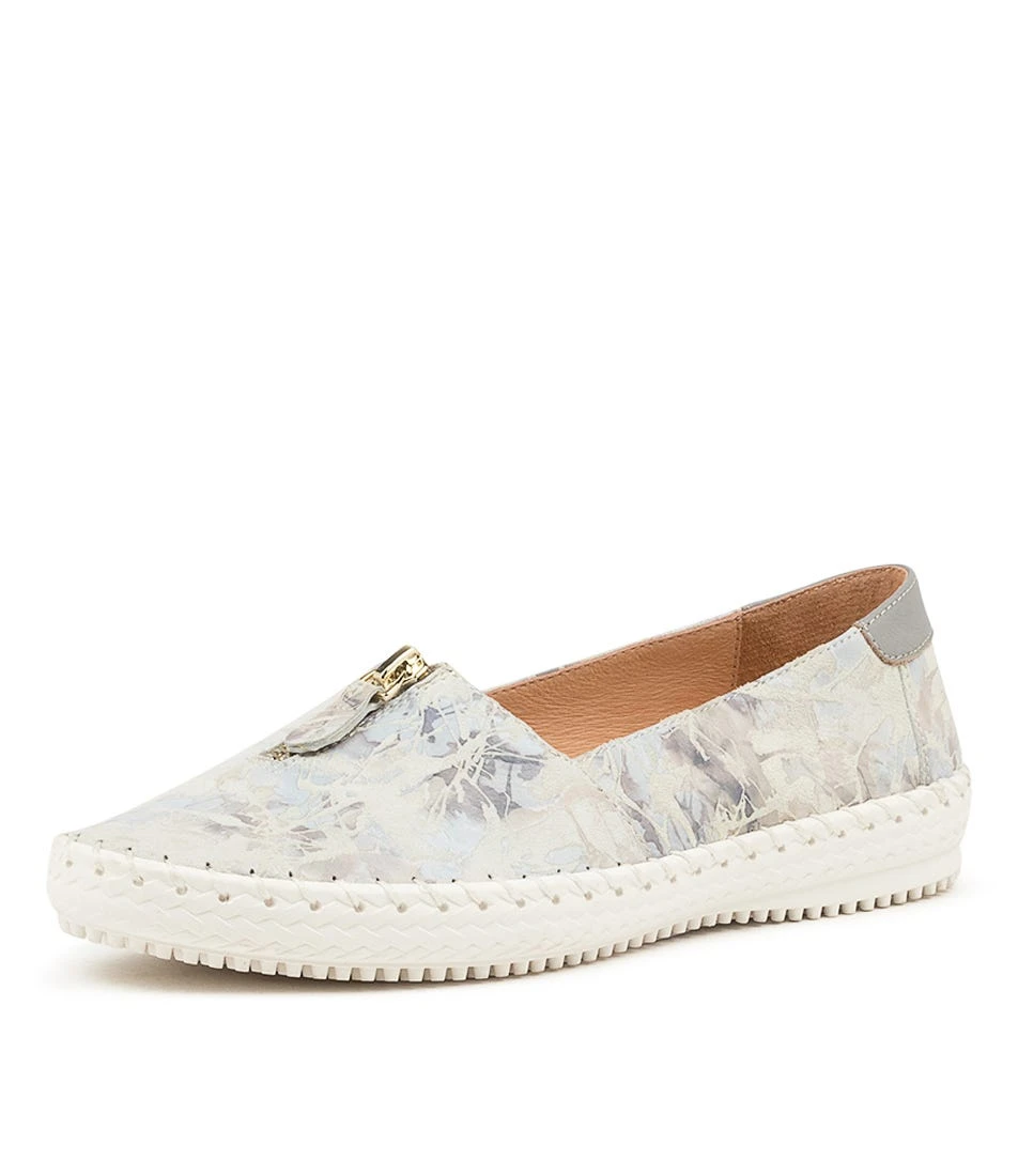 Wandie Grey Spray Paint Misty Leather Shoes 4 Wandie Grey Spray Paint Misty Leather Shoes - Image 2