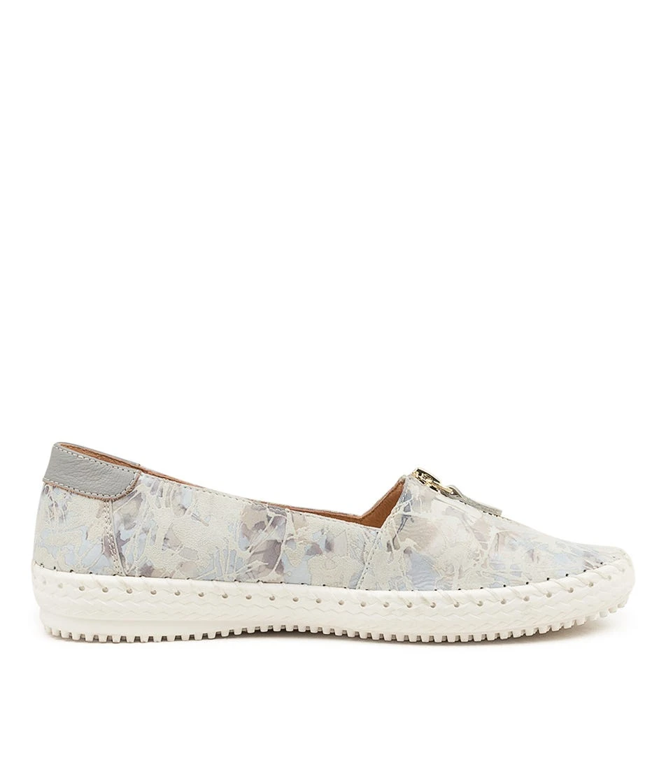 Wandie Grey Spray Paint Misty Leather Shoes 6 Wandie Grey Spray Paint Misty Leather Shoes - Image 4