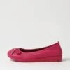 Flex3 Fuchsia Leather Ballet Flats 2 Flex3 Fuchsia Leather Ballet Flats -Lynx Shoes Shop SU11666IAFLE 2