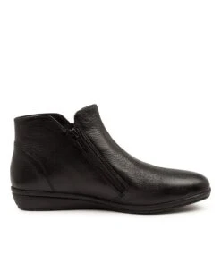 Fallenn Black Leather -Lynx Shoes Shop SU11681BLALE 5