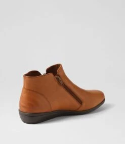 Fallenn New Tan Leather Ankle Boots 9 Fallenn New Tan Leather Ankle Boots -Lynx Shoes Shop SU11681TJULE 4