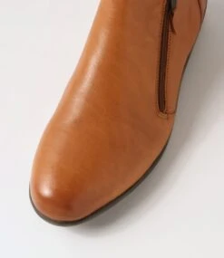 Fallenn New Tan Leather Ankle Boots 10 Fallenn New Tan Leather Ankle Boots -Lynx Shoes Shop SU11681TJULE 5