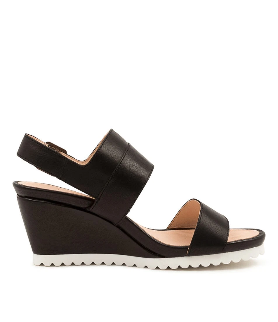 Benzi Black Leather Sandals 6 Benzi Black Leather Sandals - Image 4