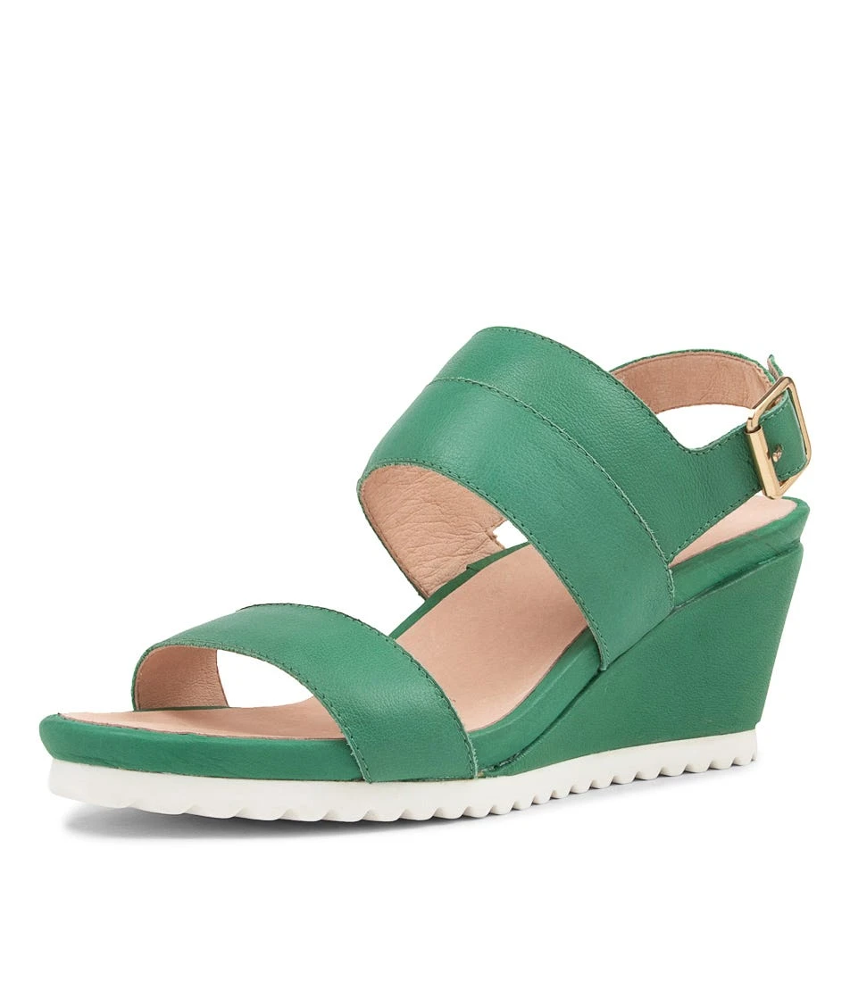 Benzi Emerald Leather Sandals 4 Benzi Emerald Leather Sandals - Image 2