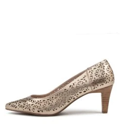 Missies Platinum Leather