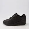 Resepct Black Leather Sneakers -Lynx Shoes Shop SU11884B75LE 2