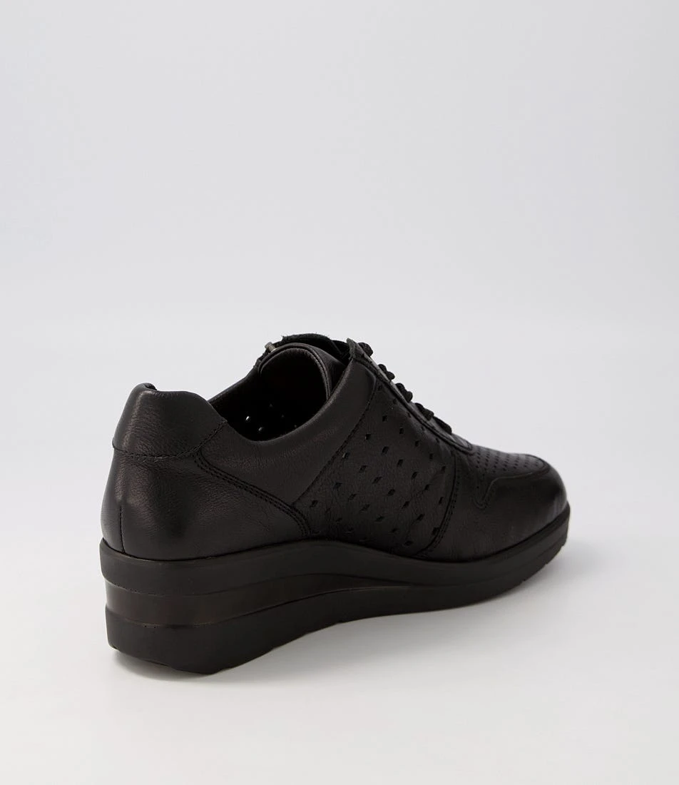 Resepct Black Leather Sneakers 5 Resepct Black Leather Sneakers - Image 3