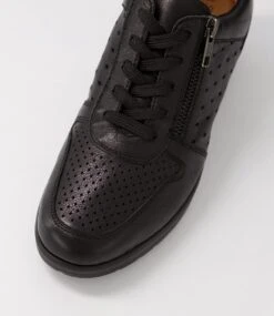 Resepct Black Leather Sneakers 10 Resepct Black Leather Sneakers -Lynx Shoes Shop SU11884B75LE 5