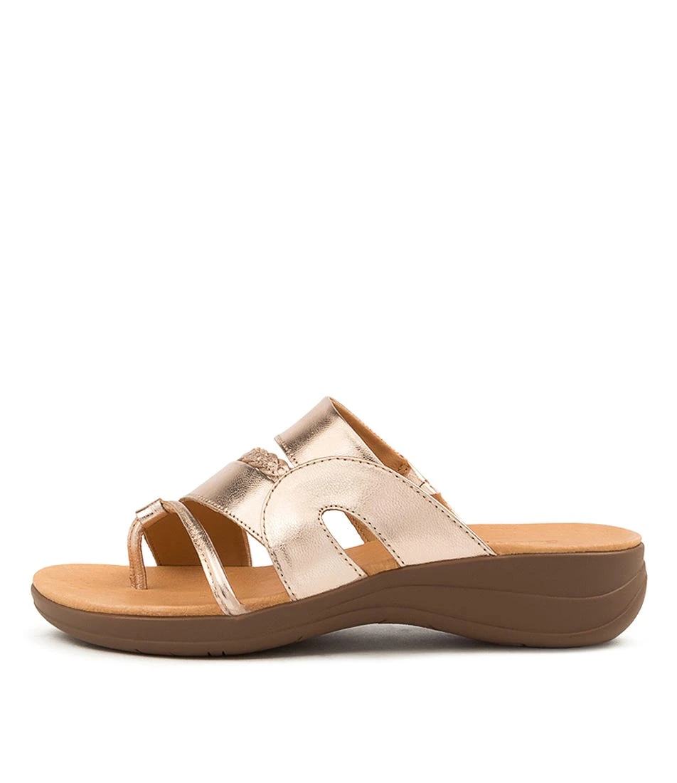 Mia Su Rose Gold Gum Sole Leather 3 Mia Su Rose Gold Gum Sole Leather