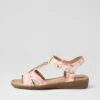 Ferraro2 Pastel Floral Leather Sandals -Lynx Shoes Shop SU11961QCELE 2