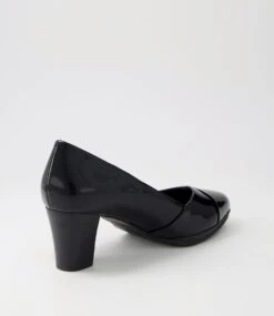 Denzil2 Black Patent Leather Heels -Lynx Shoes Shop SU11983BLAPL 4
