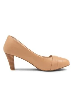 Janina2 Nude Leather Heels 10 Janina2 Nude Leather Heels -Lynx Shoes Shop SU12008NDULE 5
