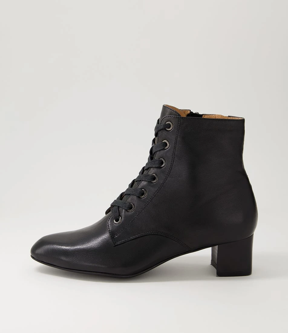 Magic Black Leather Ankle Boots 3 Magic Black Leather Ankle Boots