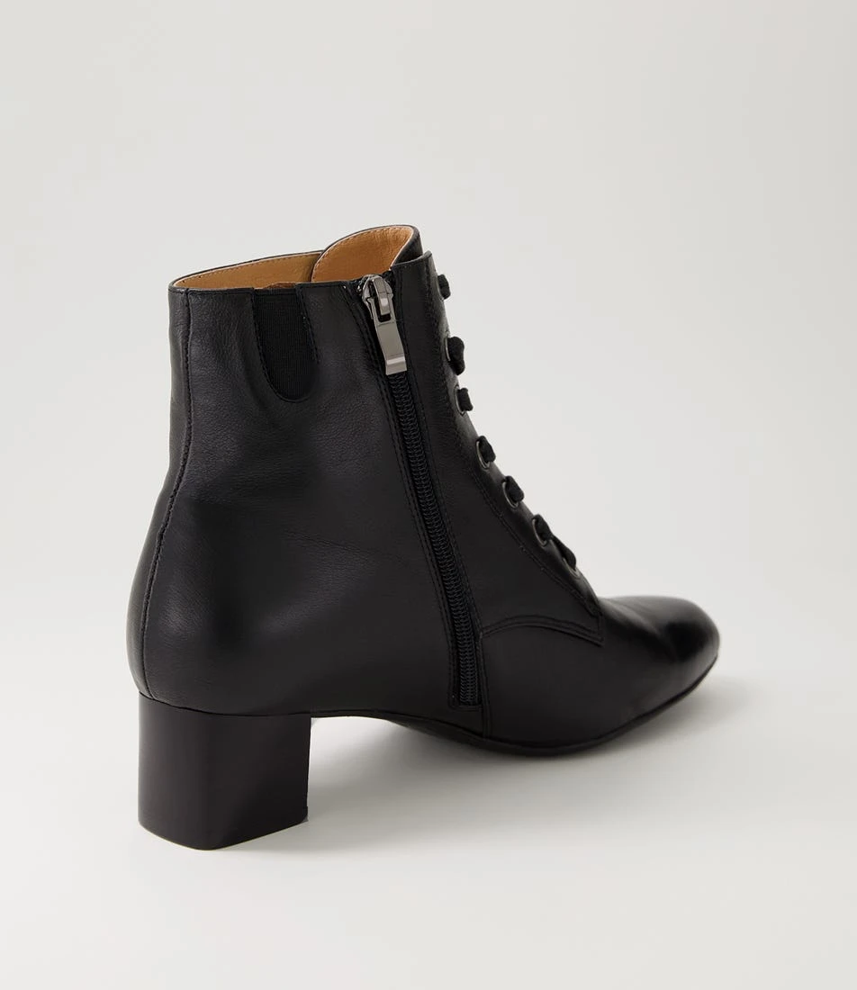 Magic Black Leather Ankle Boots 5 Magic Black Leather Ankle Boots - Image 3
