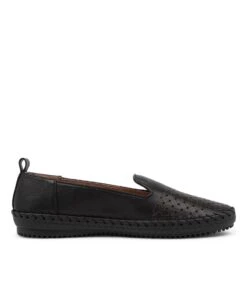 Winner Black Leather Loafers -Lynx Shoes Shop SU12066B75LE 5