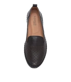 Winner Black Leather Loafers -Lynx Shoes Shop SU12066B75LE 6