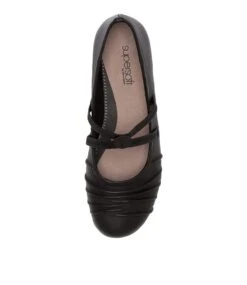 Janda2 Black Leather Mary Janes -Lynx Shoes Shop SU12093BLALE 6