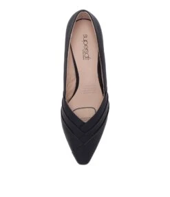 Laughs Navy Leather Heels -Lynx Shoes Shop SU12124DBYLE 6