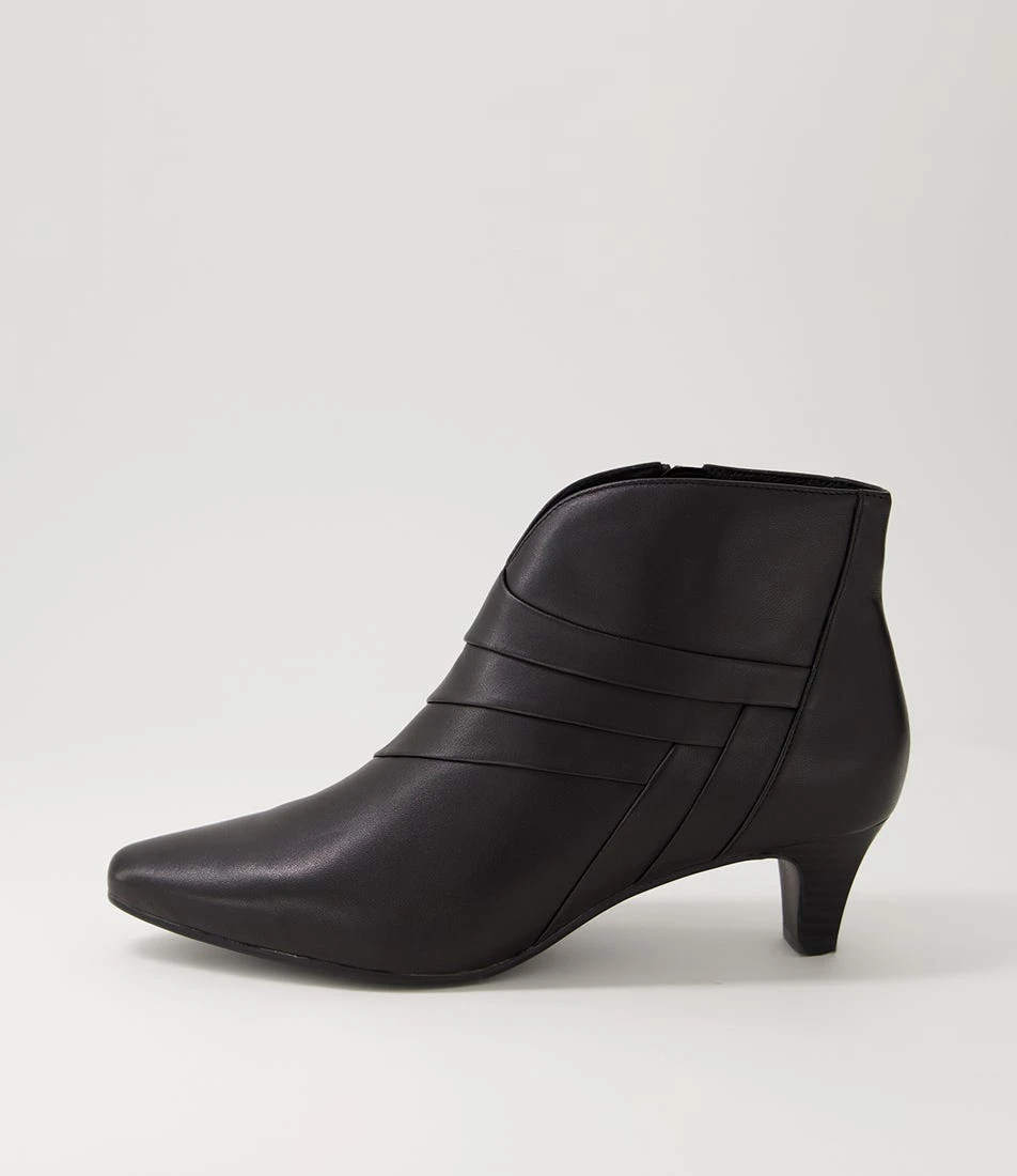Lonse Black Leather Ankle Boots 3 Lonse Black Leather Ankle Boots