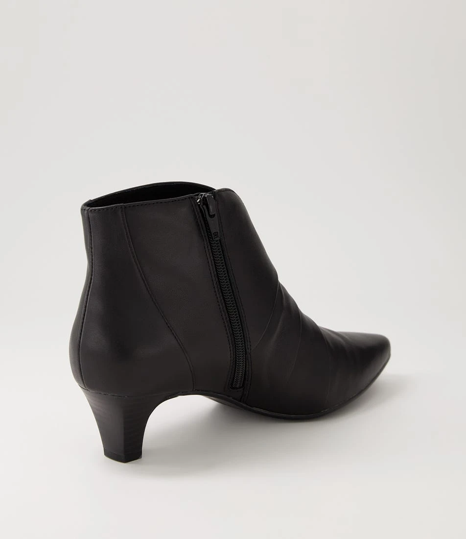 Lonse Black Leather Ankle Boots 5 Lonse Black Leather Ankle Boots - Image 3