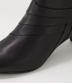 Lonse Black Leather Ankle Boots 11 Lonse Black Leather Ankle Boots -Lynx Shoes Shop SU12126BLALE 6