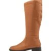 Cleanses Tan Leather Knee High Boots 2 Cleanses Tan Leather Knee High Boots -Lynx Shoes Shop SU12147TJULE 4