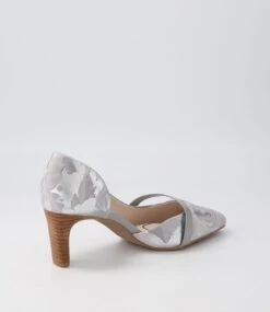 Narda2 Grey Multi Leather Heels -Lynx Shoes Shop SU12164G7TLE 4