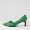 Narda2 Emerald Leather Patent Heels -Lynx Shoes Shop SU12164HBIGU 2