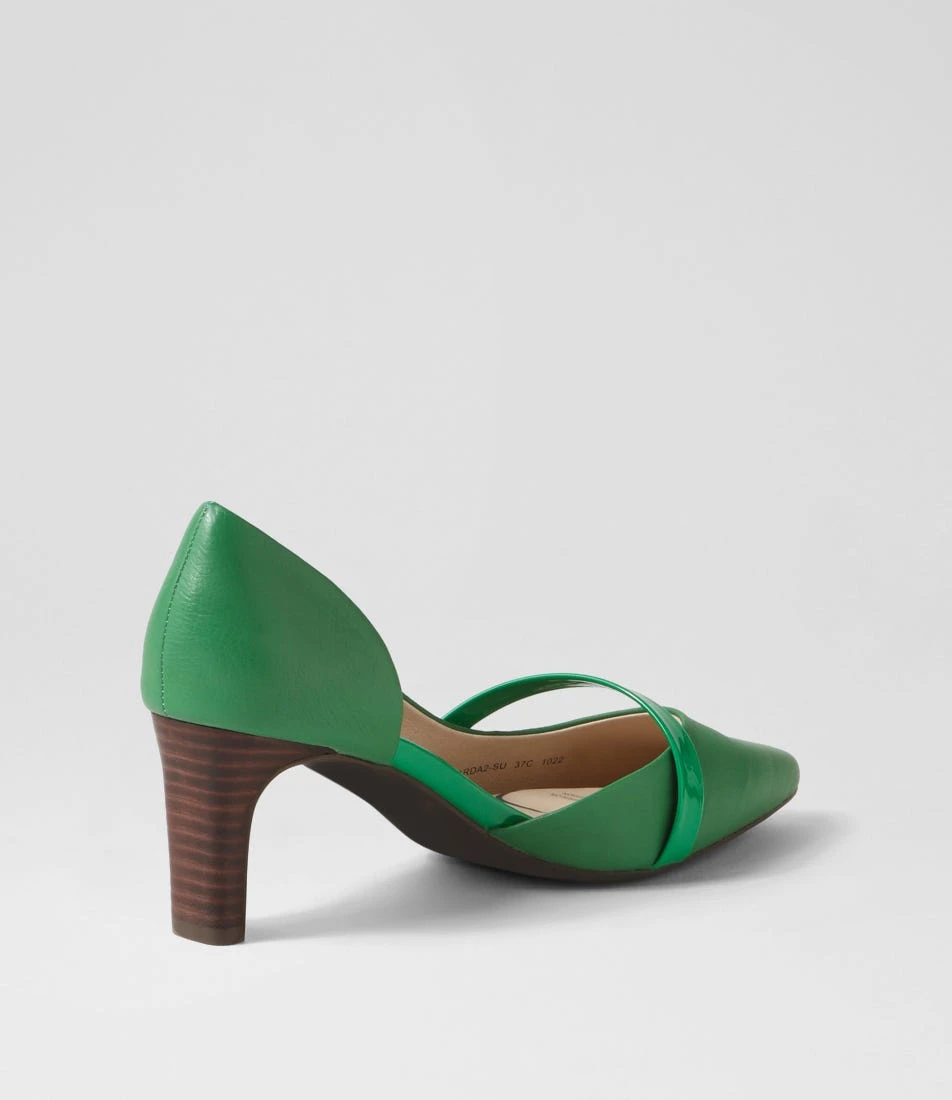 Narda2 Emerald Leather Patent Heels 5 Narda2 Emerald Leather Patent Heels - Image 3