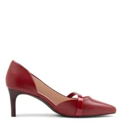 Narda2 Red Leather Patent Heels -Lynx Shoes Shop SU12164R67GU 5