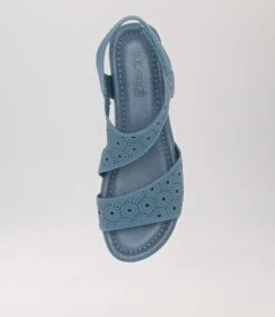 Flander2 Denim Leather Sandals -Lynx Shoes Shop SU12167DADLE 6