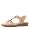 Frankie2 Blush Leather Sandals 1 Frankie2 Blush Leather Sandals -Lynx Shoes Shop SU12168P00LE 4