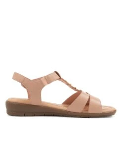 Frankie2 Blush Leather Sandals -Lynx Shoes Shop SU12168P00LE 5