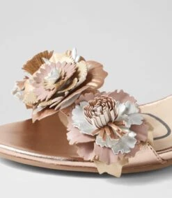 Dazzle Metallic Multi Leather Sandals -Lynx Shoes Shop SU12234M33LE 6