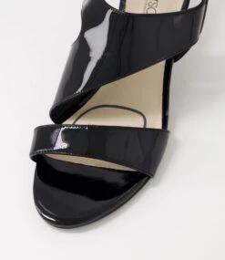 Dede Black Patent Leather Sandals -Lynx Shoes Shop SU12236BLAPL 5