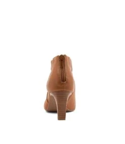 Mazing Dark Tan Leather Heels -Lynx Shoes Shop SU12275TAOLE 3
