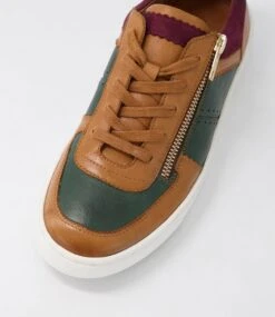 Temason New Tan Forest Multi Flat Shoes -Lynx Shoes Shop SU12289T4VHG 5