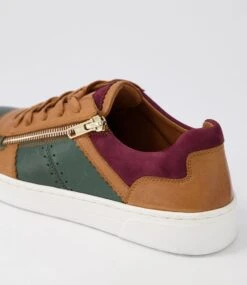 Temason New Tan Forest Multi Flat Shoes -Lynx Shoes Shop SU12289T4VHG 6