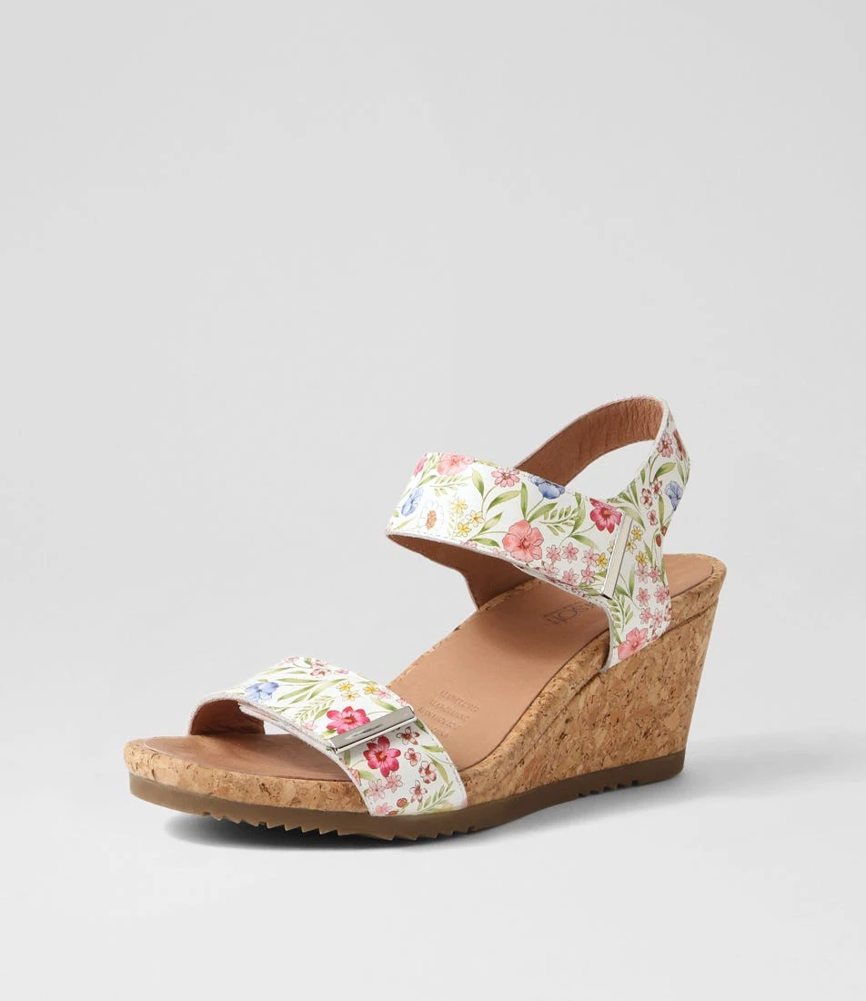 Avery Antique Floral Leather Sandals 4 Avery Antique Floral Leather Sandals - Image 2