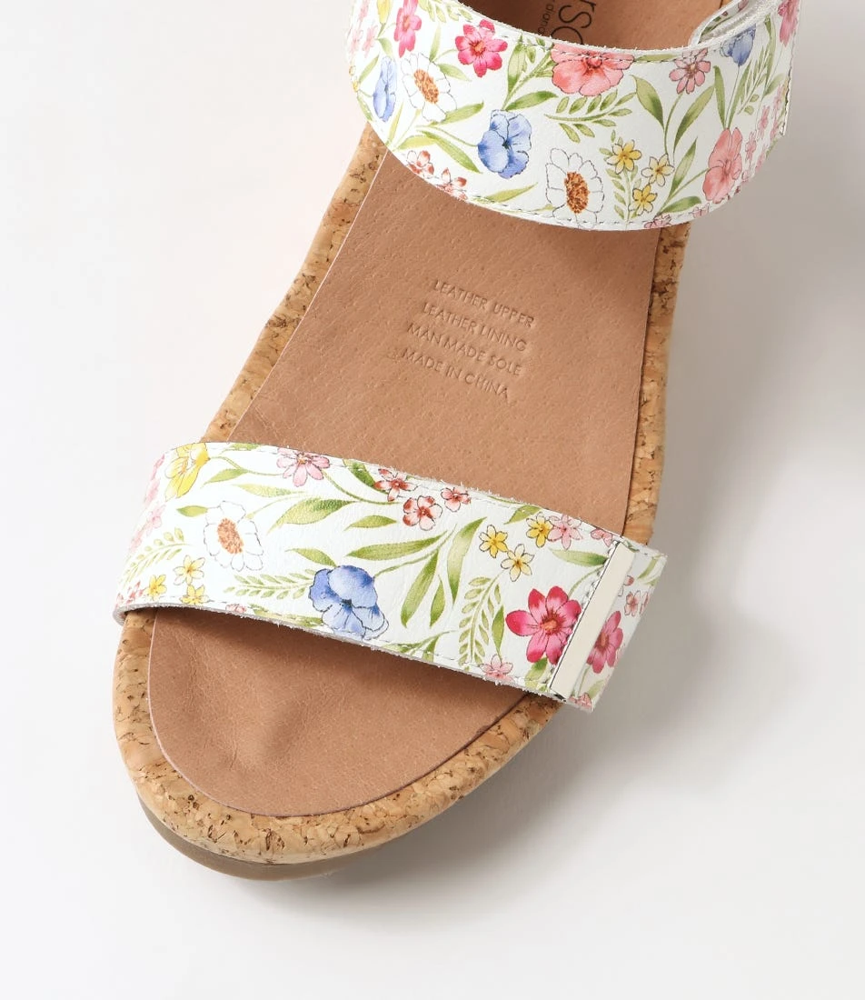 Avery Antique Floral Leather Sandals 6 Avery Antique Floral Leather Sandals - Image 4