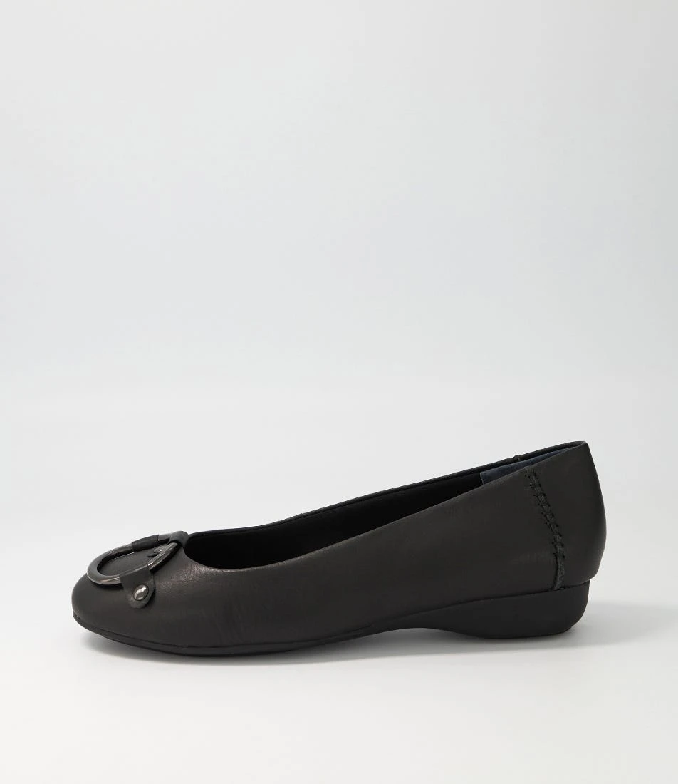 Em Black Leather Ballet Flats 3 Em Black Leather Ballet Flats