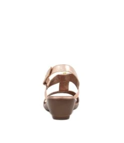 Police Rose Gold Elastic Leather Sandals -Lynx Shoes Shop SU12350M6330 3