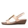 Police Rose Gold Elastic Leather Sandals -Lynx Shoes Shop SU12350M6330 4
